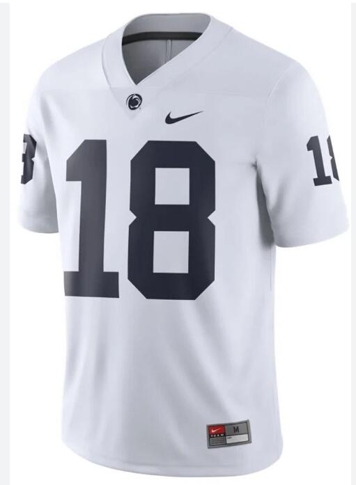 NCAA Youth Penn State Nittany Lions 18 white Football Jersey